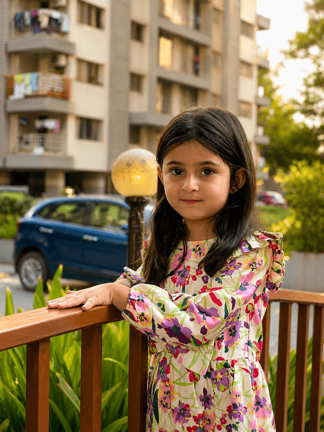 Child wearing Totli Tales outfit — editorial lookbook photo